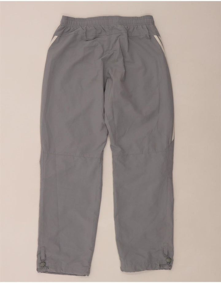 Adidas Herren-Trainingshose aus mittelgrauem Polyester