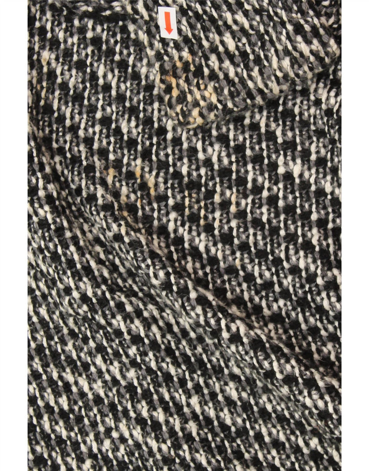 ZARA Damen-Strickjacke, übergroß, offen, Gr. 14, mittelschwarz meliert