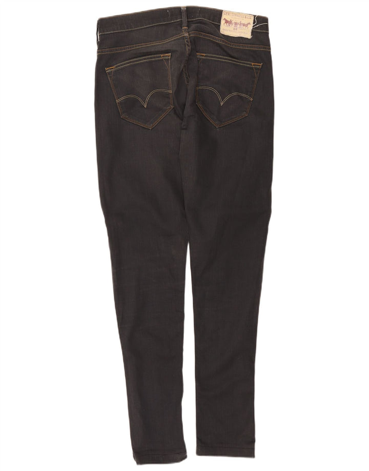 Levi's Herren 504 Straight Jeans W32 L34 Graue Baumwolle