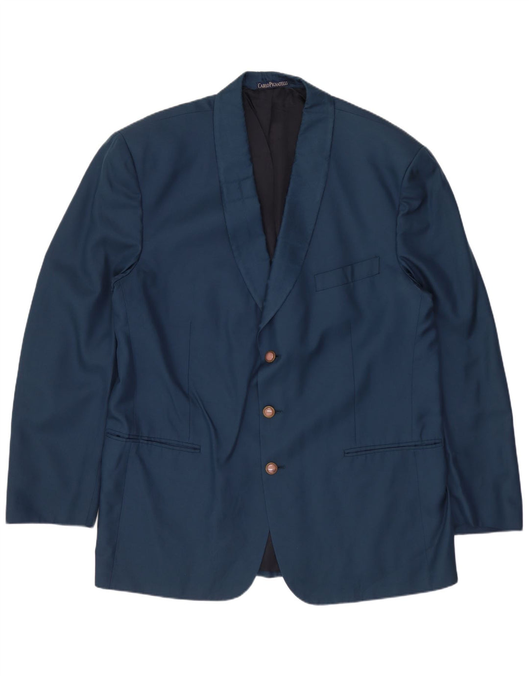 Carlo Pignatelli Herren 2-teiliges Set IT 56 3XL Blaue Seide