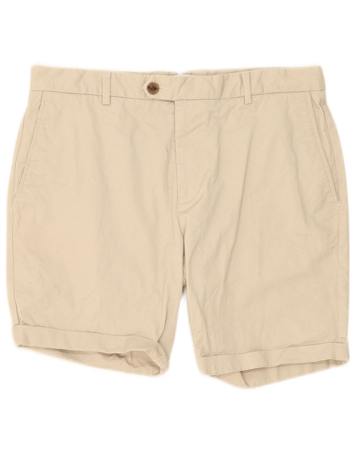 Reiss Herren Chinoshorts W36 Large Beige Baumwolle