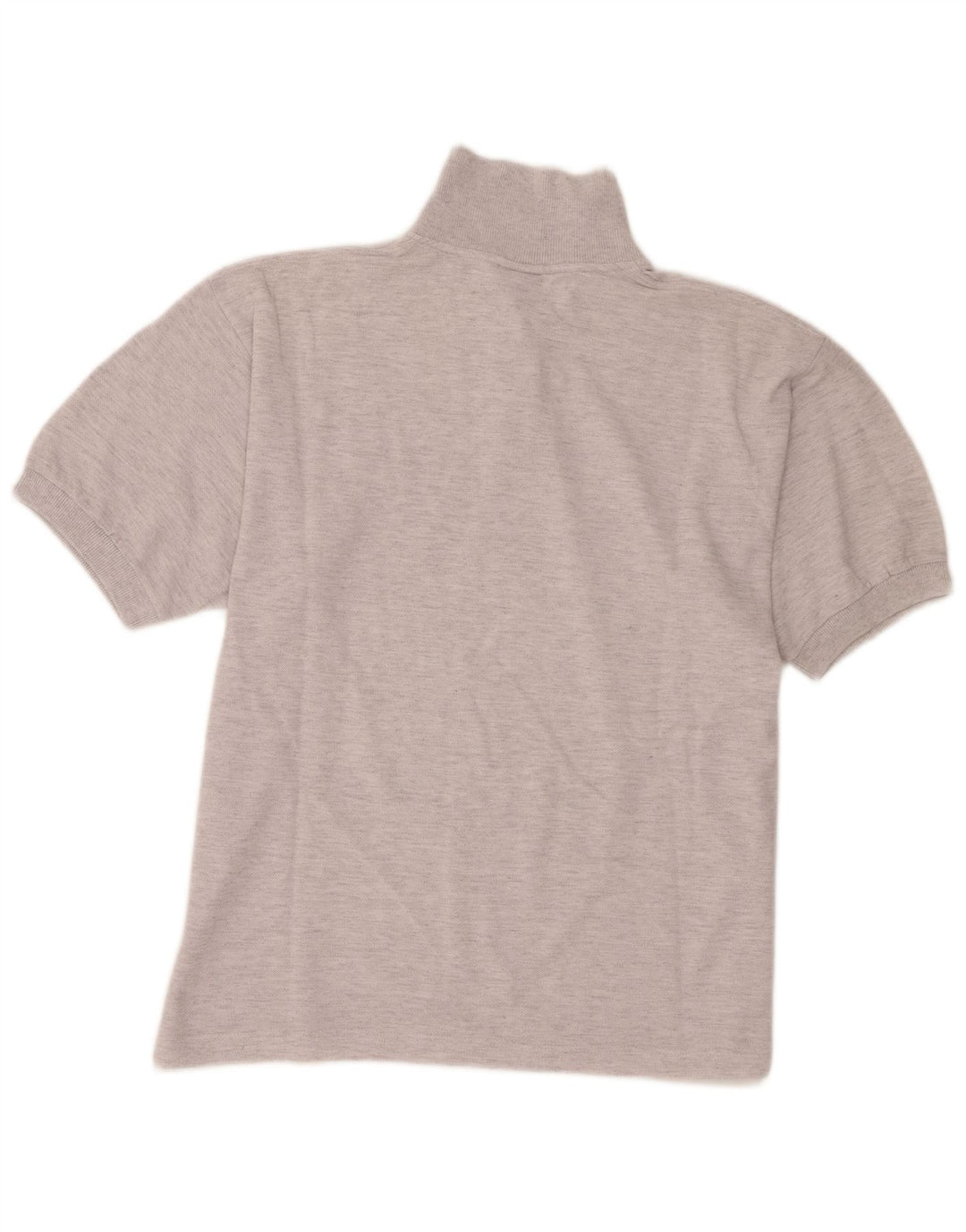 Asics Herren Poloshirt XL Grau gefleckte Baumwolle