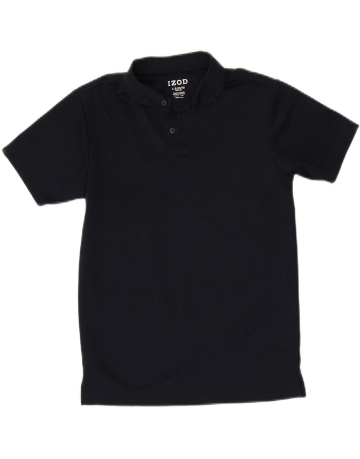 IZOD Boys Regular Polo Shirt 14-15 Years Large Black Polyester Vintage Izod and Second-Hand Izod from Messina Hembry 