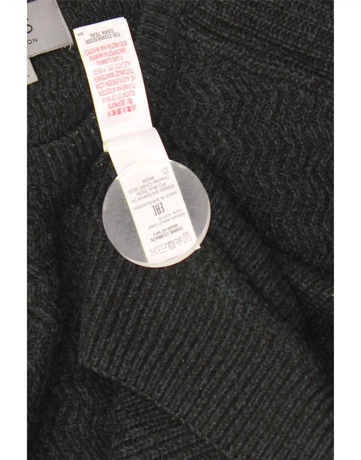 Marks & Spencer Herren-Pullover mit Rundhalsausschnitt, XL, grau geflecktes Acryl