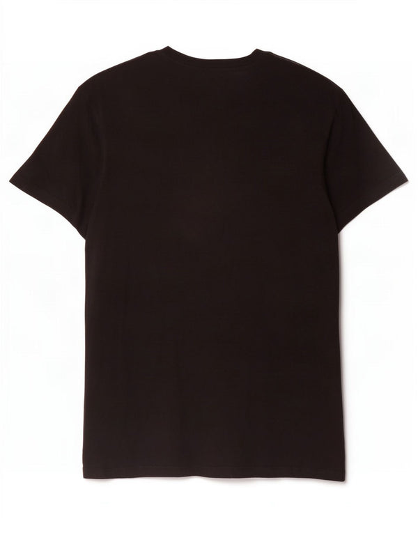 Diesel Herren Graphic T-Shirt Top XL Schwarz Baumwolle