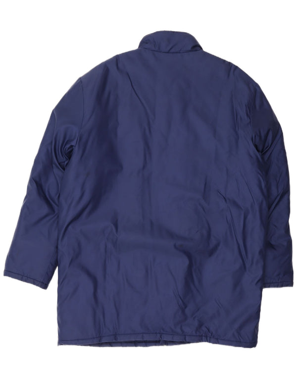 Adidas Herren-Windbreaker-Mantel UK 50/52 2XL Marineblaues Nylon