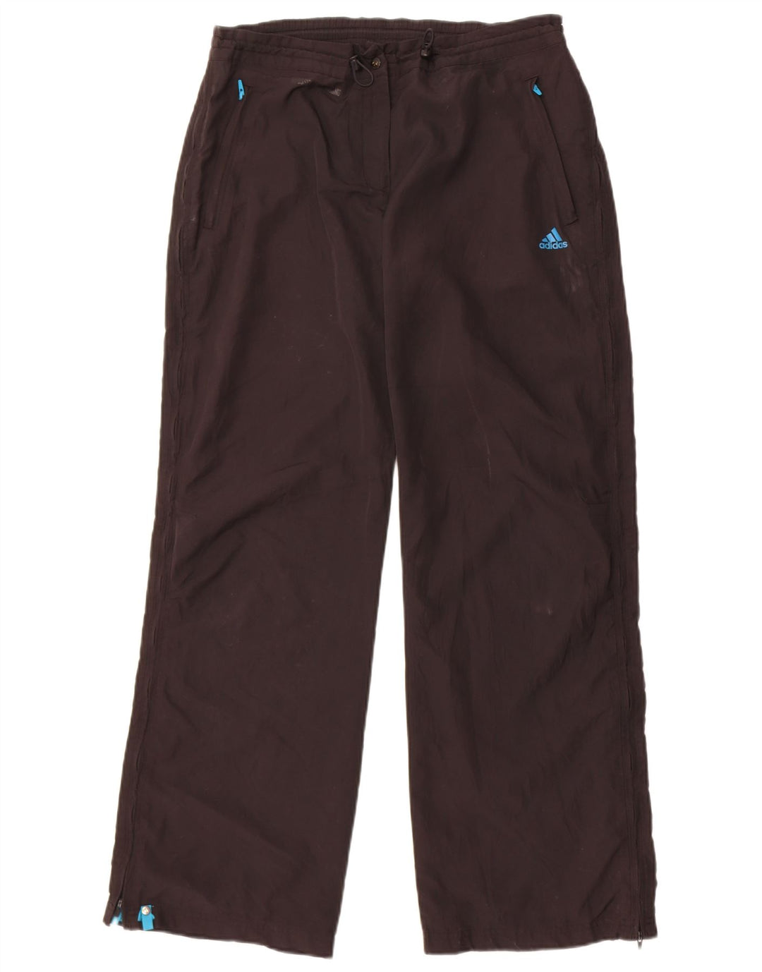 Adidas Damen Clima Proof Trainingshose UK 14 Medium Schwarz Polyester