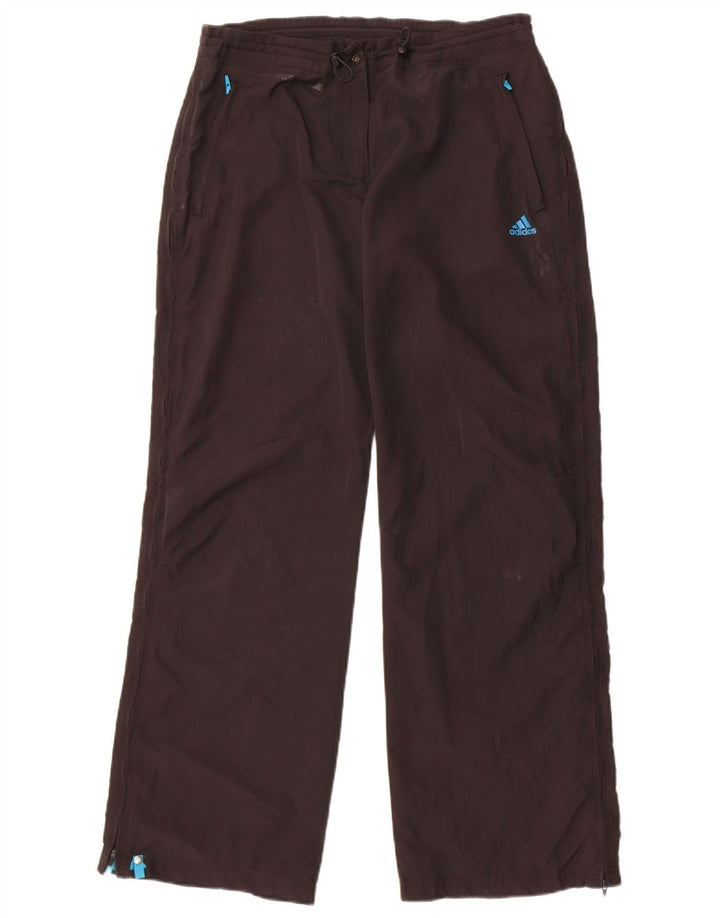 Adidas Damen Clima Proof Trainingshose UK 14 Medium Schwarz Polyester