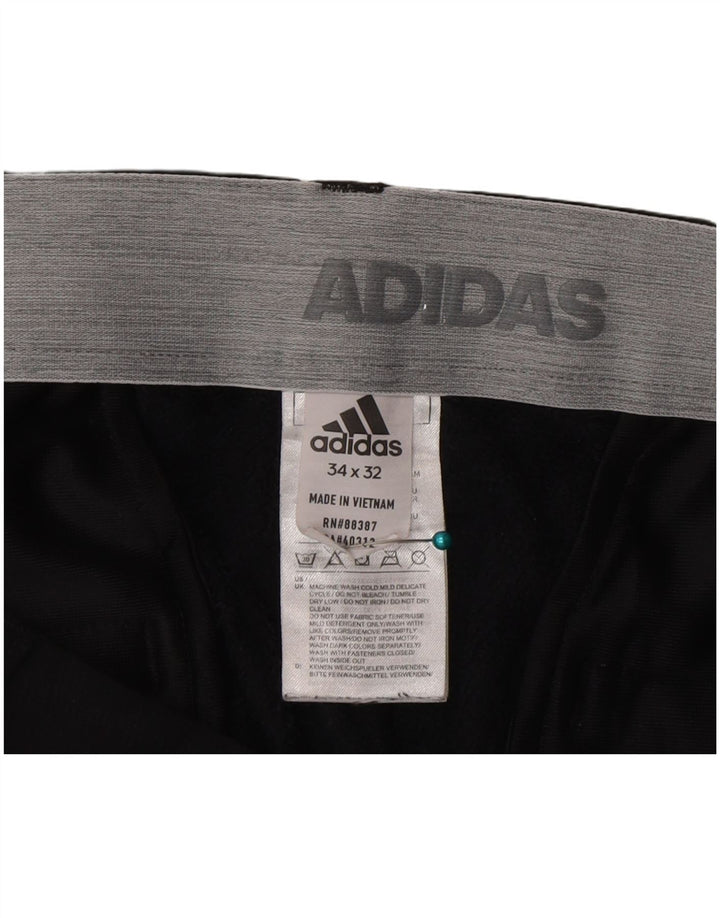 Adidas Herren Slim Chino Hose W34 L32 Schwarz Polyester