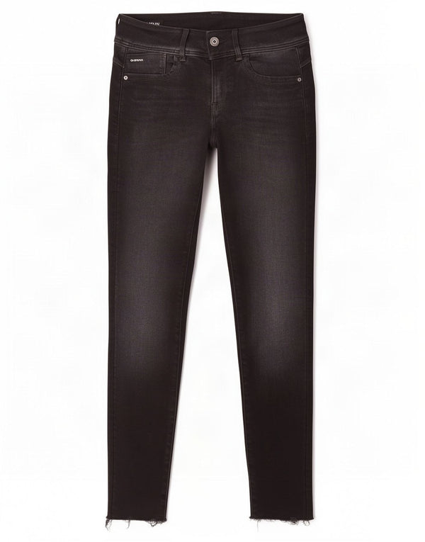G-Star Damen Lynn Skinny Jeans W30 L30 Schwarz