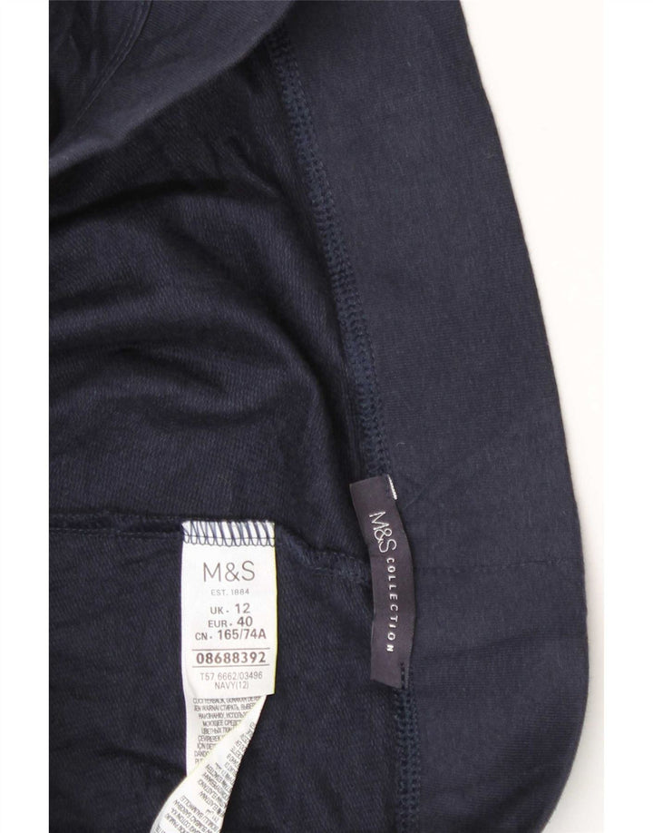 Marks & Spencer Damen Capri-Trainingshose UK 12 Mittel Marineblau