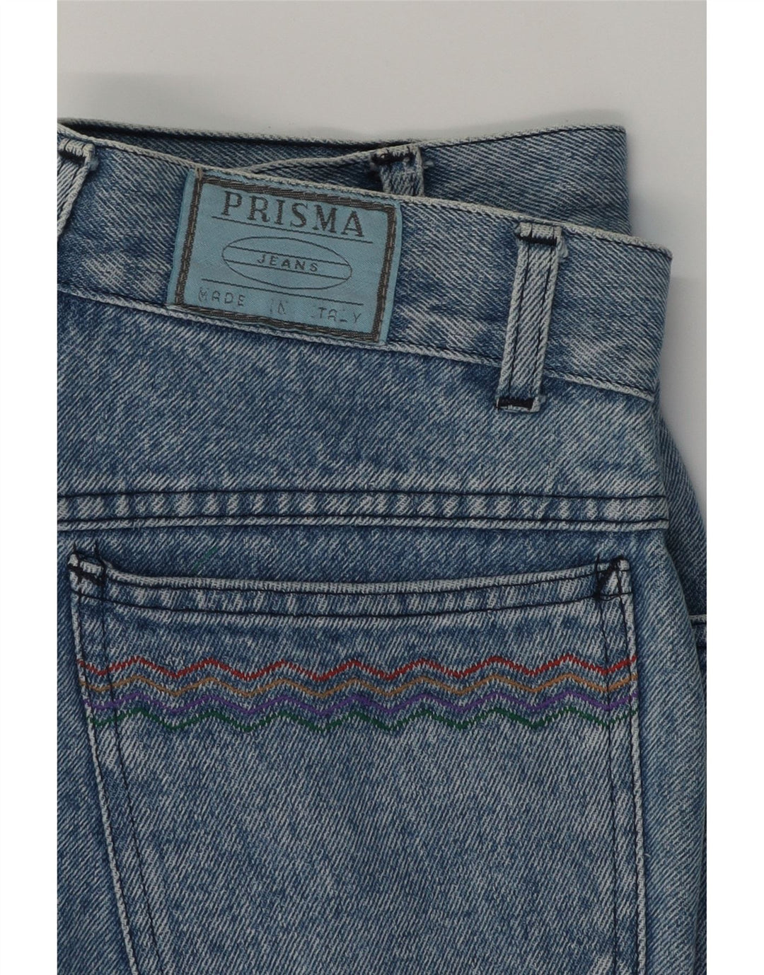 PRISMA Womens Denim Skirt UK 14 Medium W28  Blue Cotton Vintage Prisma and Second-Hand Prisma from Messina Hembry 