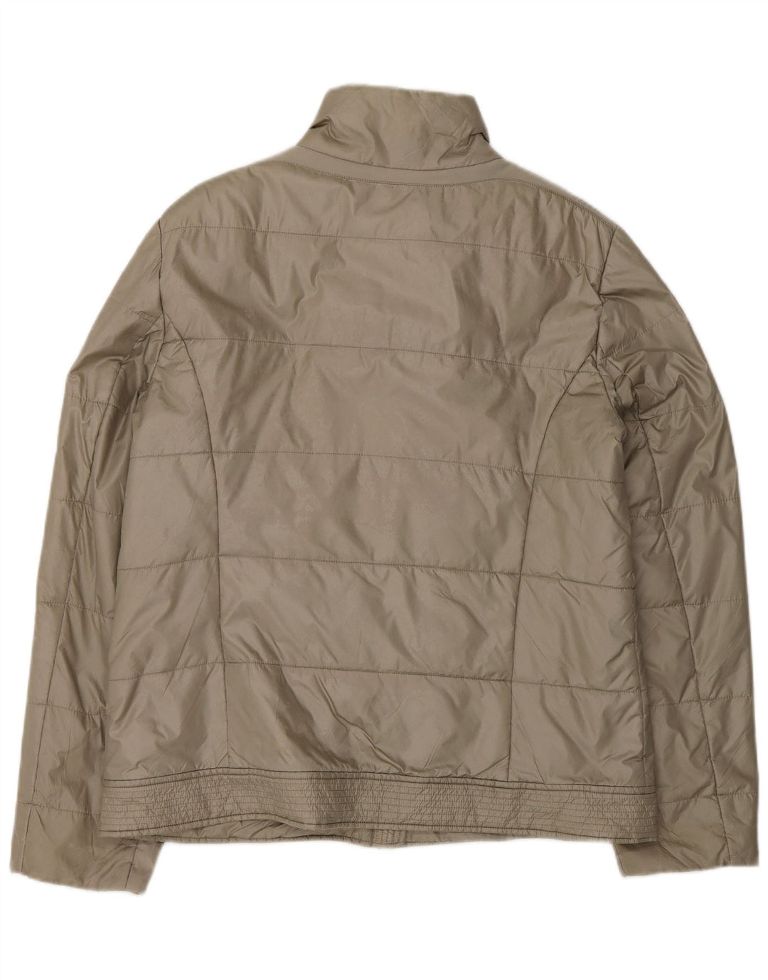 Geox Damen Respira Wattierte Jacke UK 14 Large Grau Polyamid