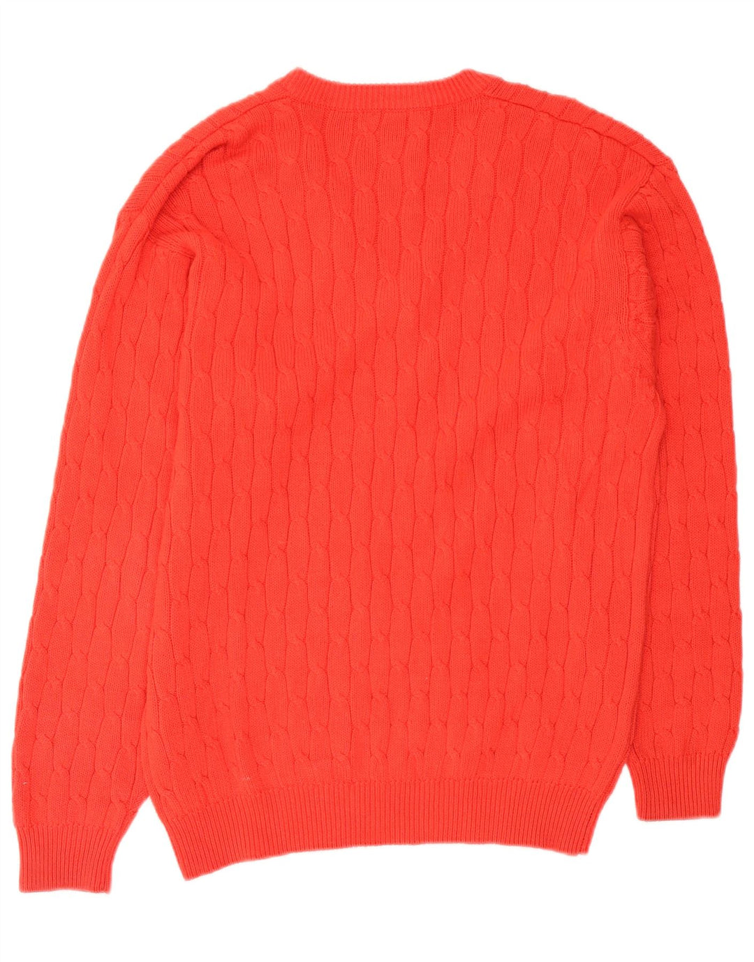 White Sails Herren-Pullover mit V-Ausschnitt, Größe L, Orange