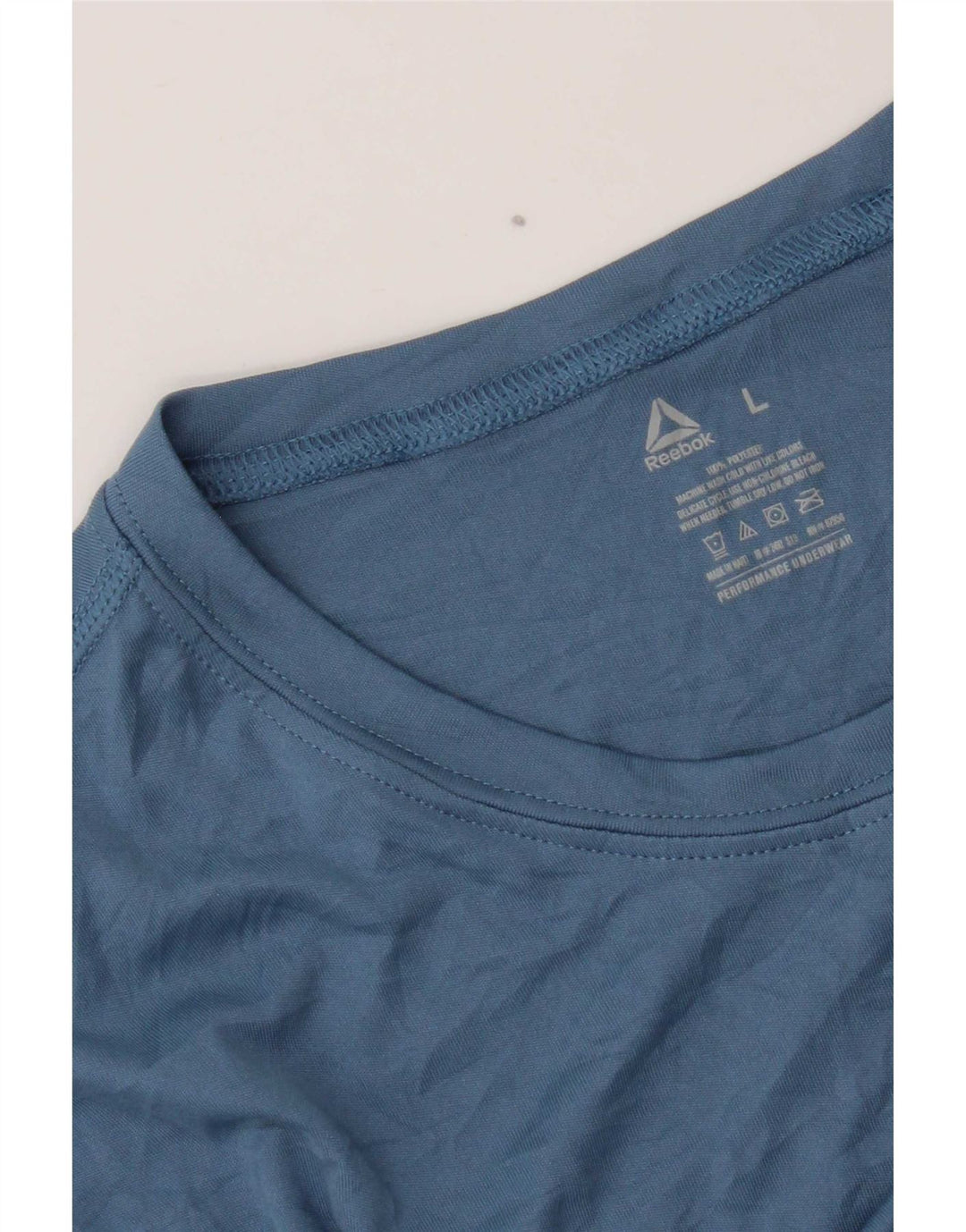 Reebok Herren T-Shirt Top Large Blau Polyester