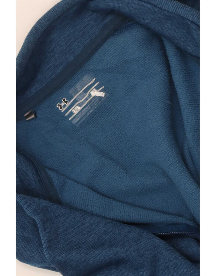 Under Armour Herren-Sweatshirt mit Reißverschluss, XL, Blau