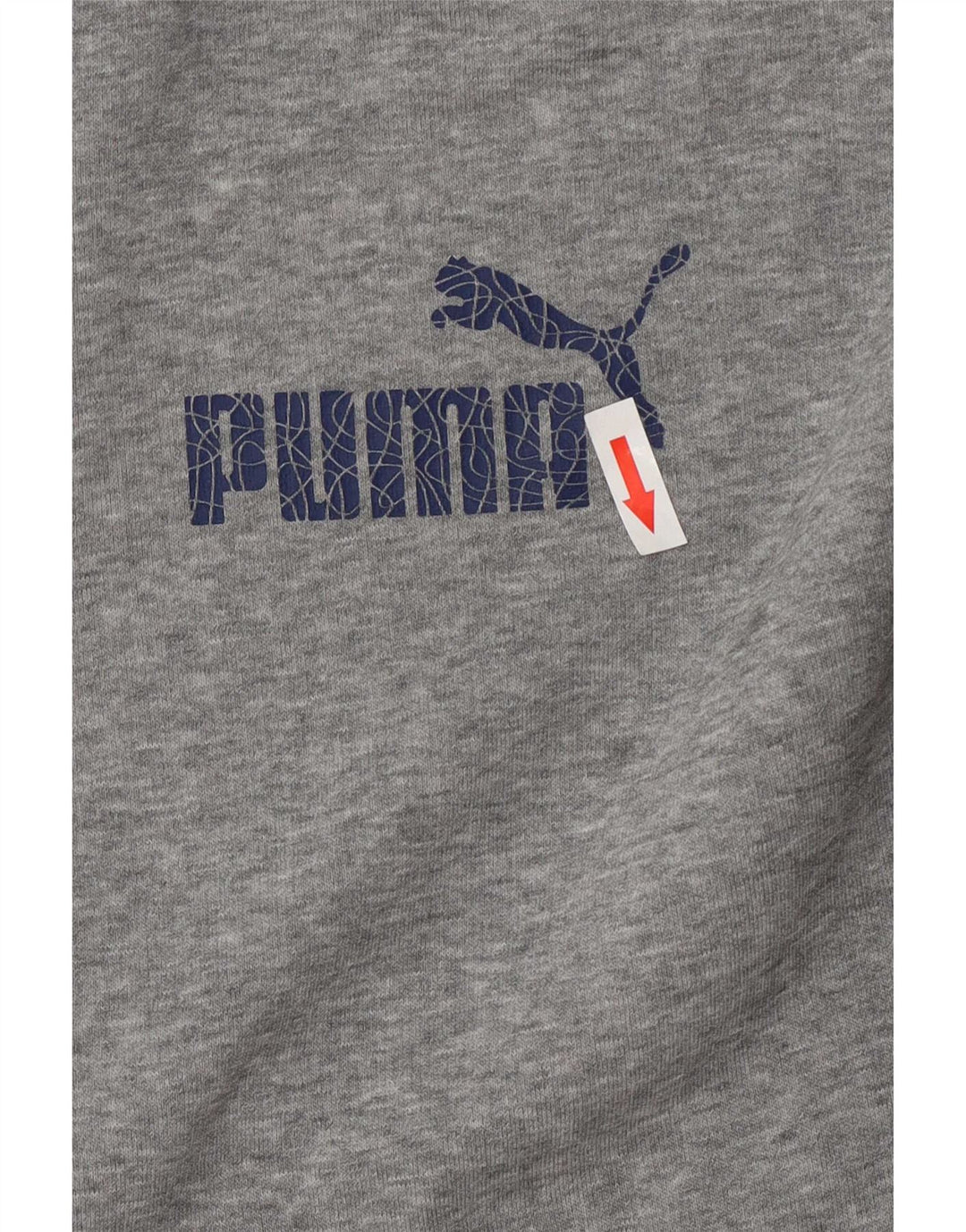 Puma Herren-Trainingsanzugoberteil, XL, grau gefleckte Baumwolle