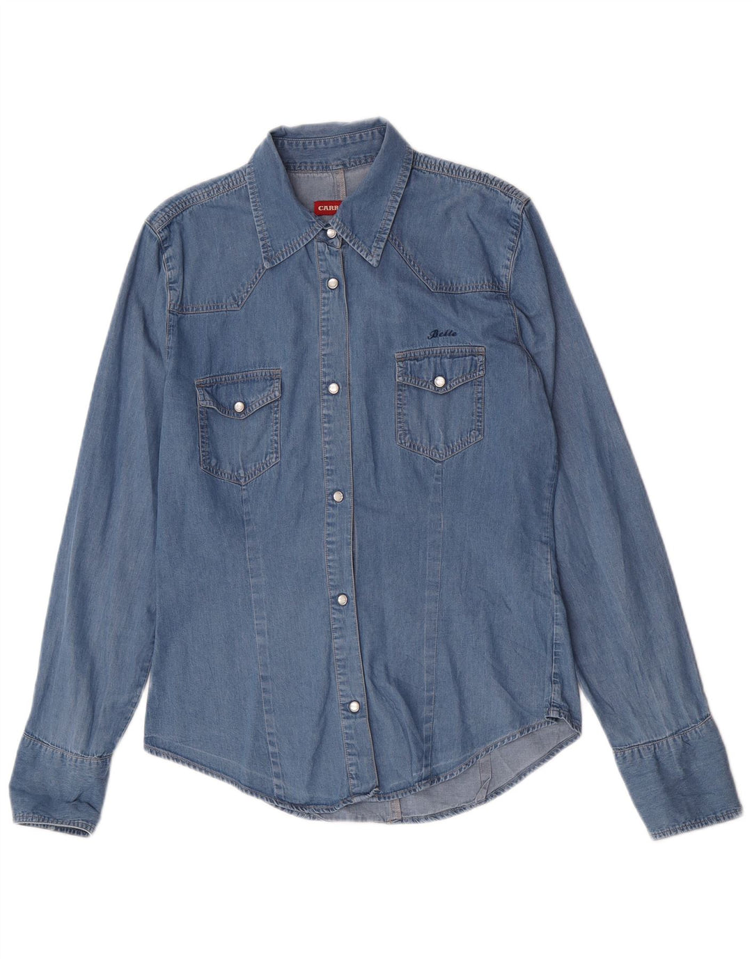 Carrera Damen Jeanshemd UK 18 XL Blaue Baumwolle