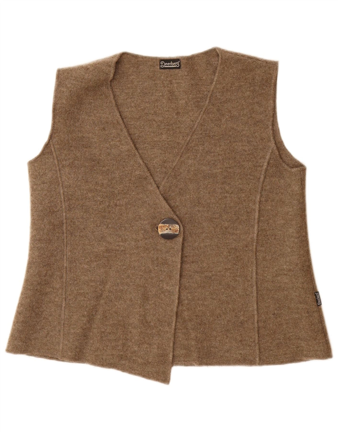 DEERBERG Damen Weste UK 14 Large Beige
