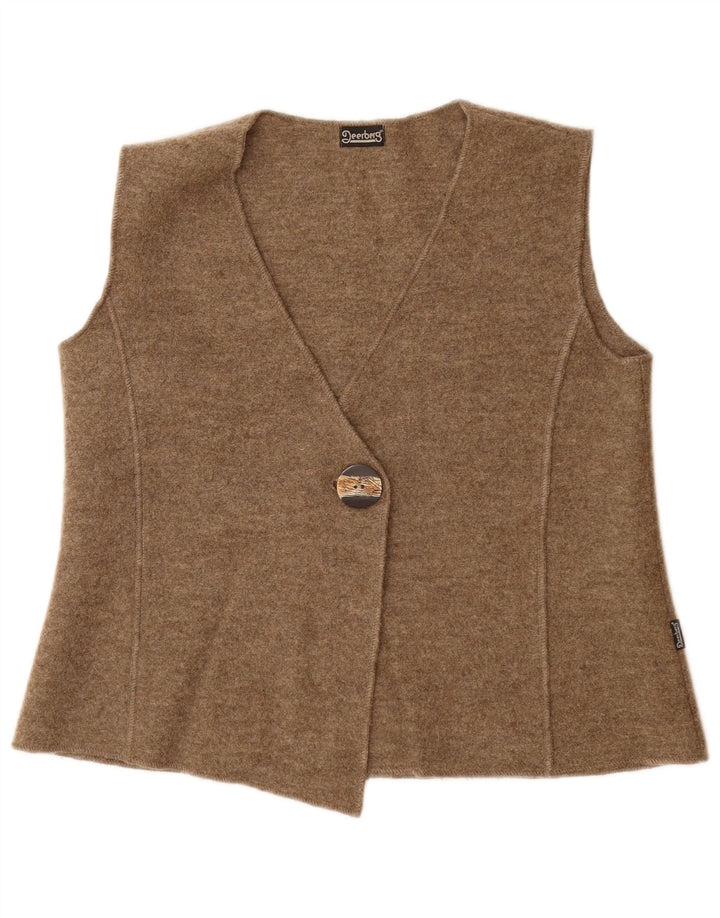 DEERBERG Damen Weste UK 14 Large Beige