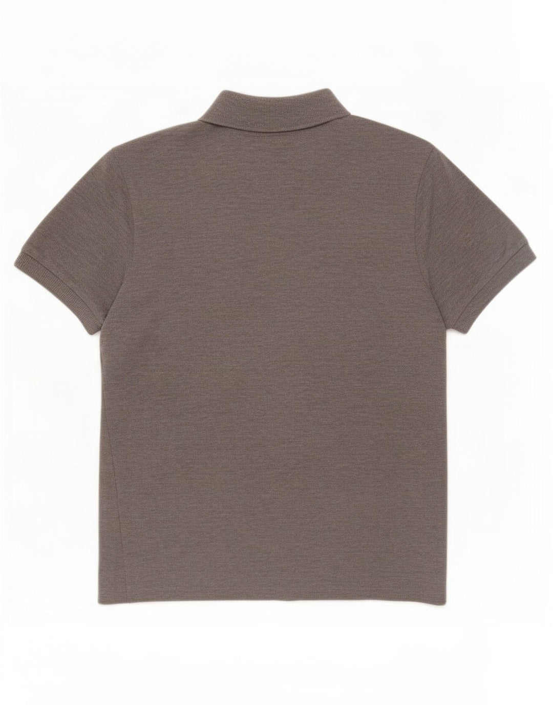 Lacoste Herren-Poloshirt, Größe 3, mittelgraue Baumwolle