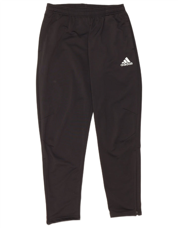 Adidas Damen Trainingshose UK 14 Medium Schwarz Polyester Sport