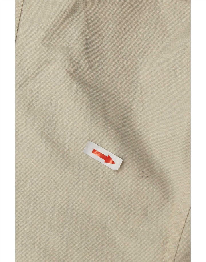 Vintage Damen Kapuzen-Utility-Jacke IT 42 Medium Beige