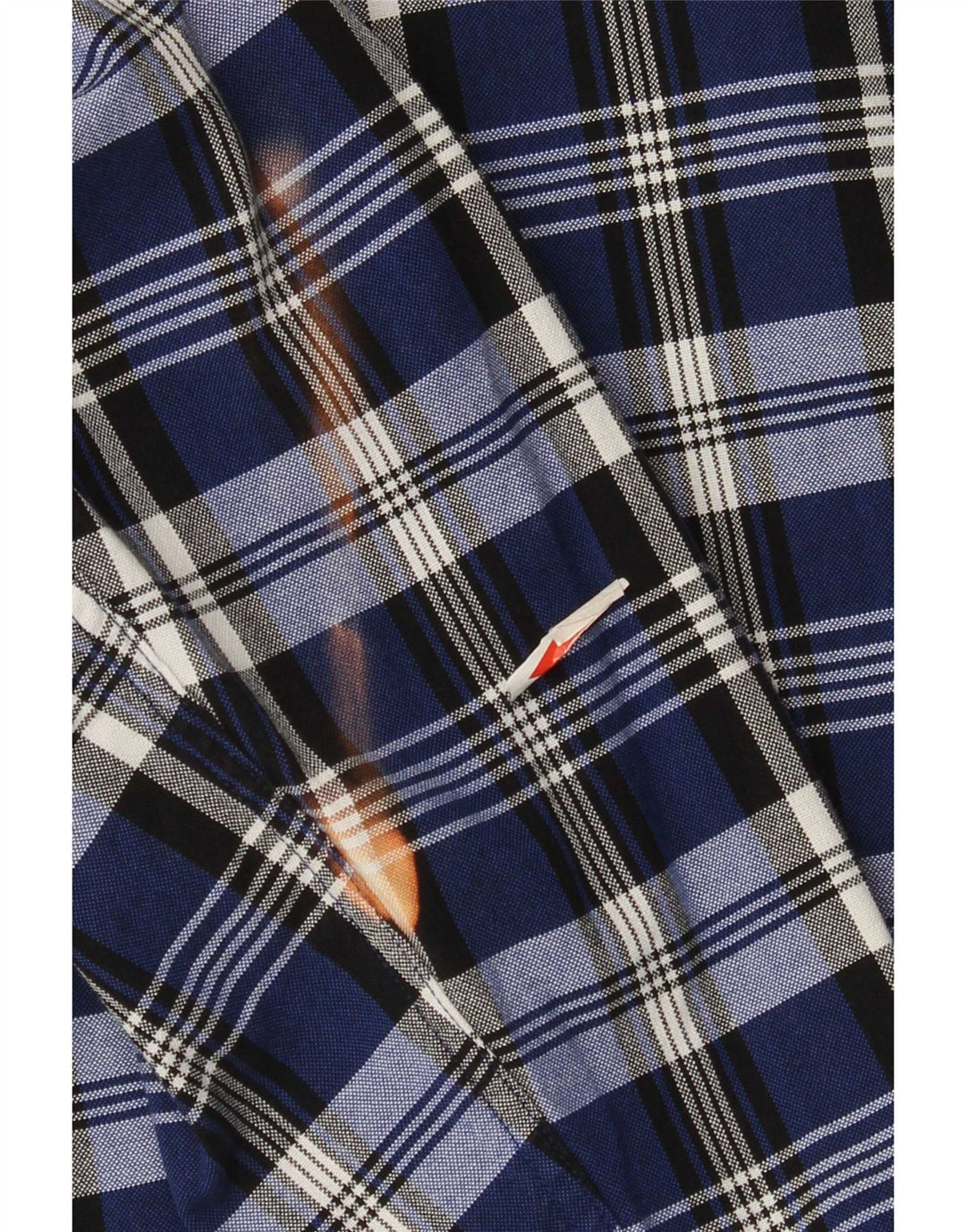Tommy Hilfiger Herren-Hemd, groß, 4XL, marineblau, kariert, Baumwolle