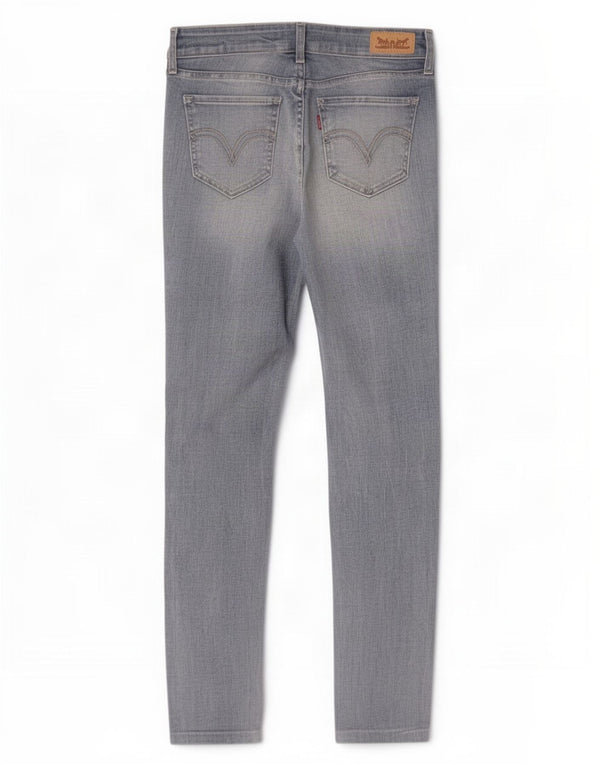 Levi's Damen Skinny Jeans W28 L27 Blaue Baumwolle