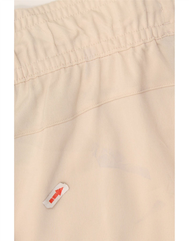 Adidas Damen Capri-Trainingshose, UK 8/10, Größe S, Beige, Polyester