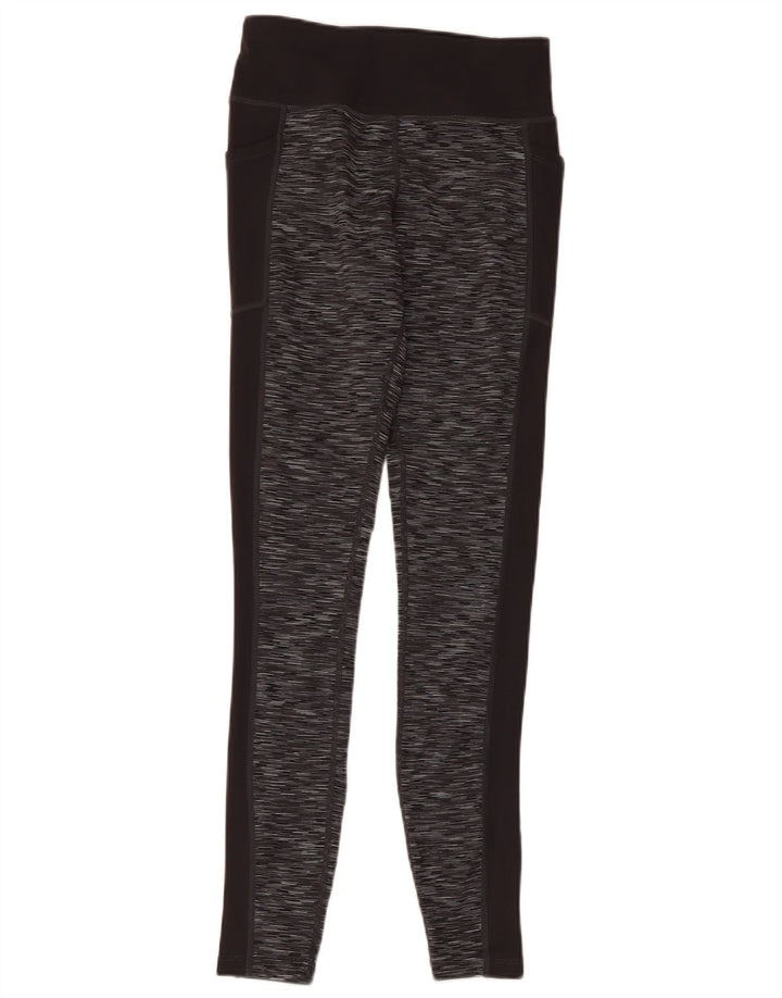 Mountain Warehouse Damen-Leggings, UK 8, Größe S, schwarz gesprenkeltes Polyester