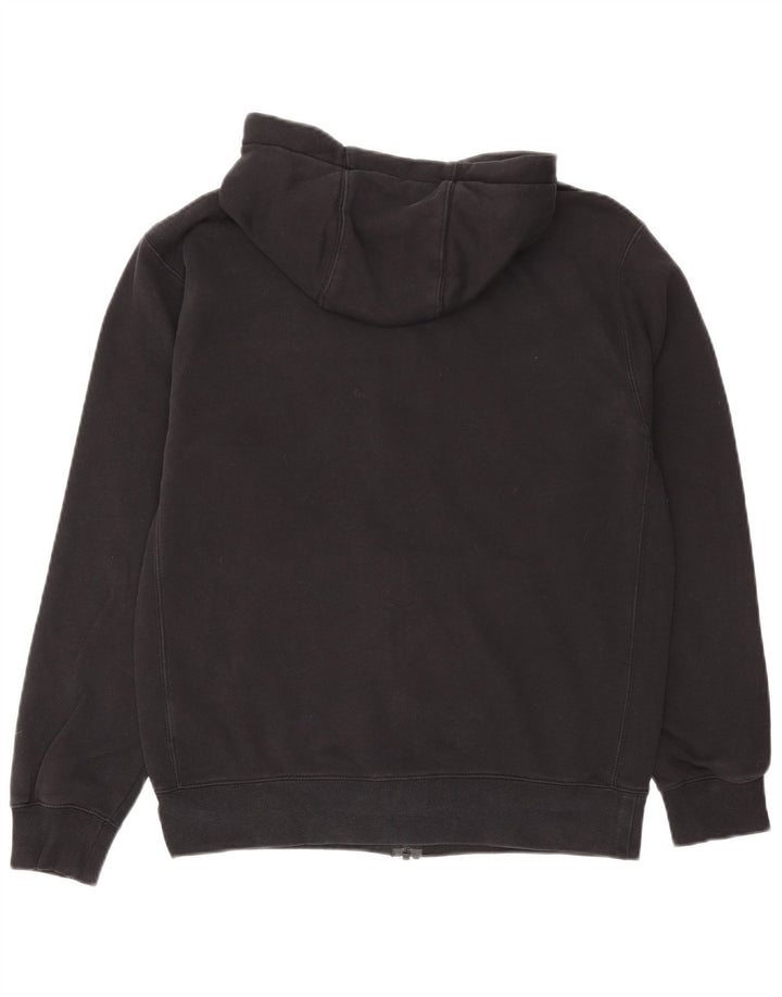 Nike Herren-Kapuzenpullover mit Reißverschluss, mittelschwarz, Baumwolle