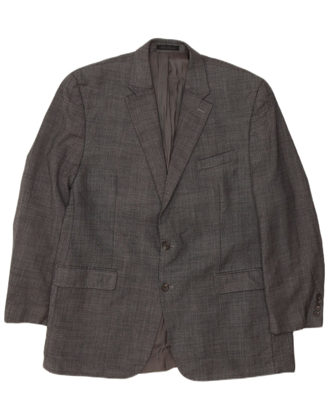 CHAPS Mens 2 Button Blazer Jacket UK 42 XL Grey Wool