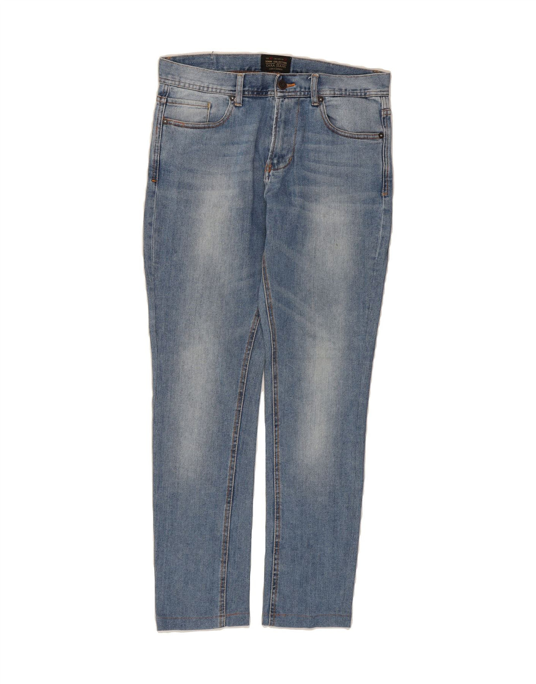 ZARA Mens Slim Jeans EU 40 Medium W31 L29 Blue Cotton Vintage Zara and Second-Hand Zara from Messina Hembry 