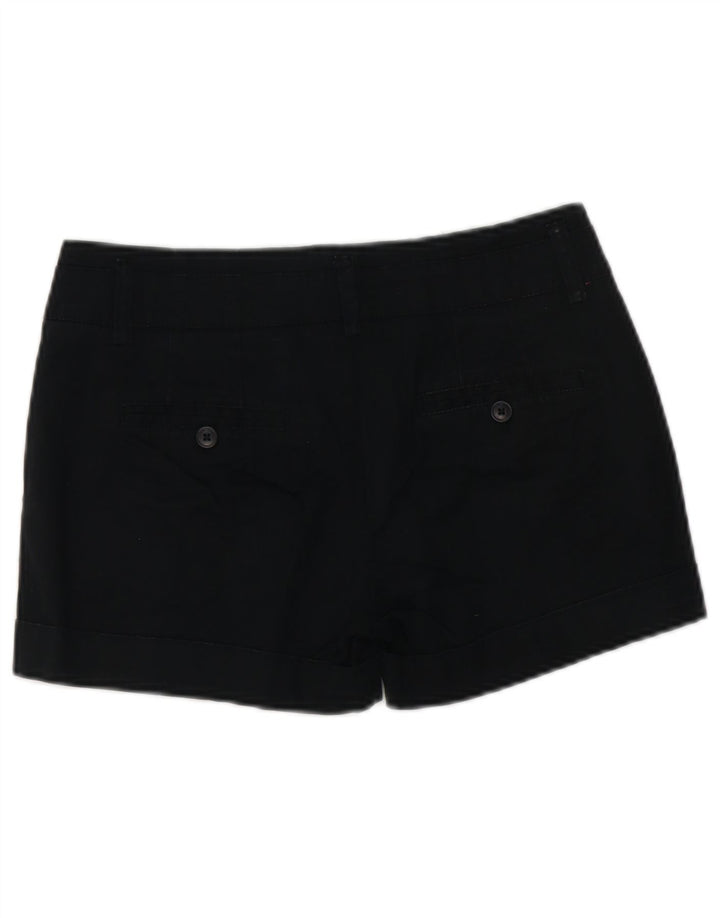 Zara Damen Chino-Shorts, Größe S, W26, Schwarz, Baumwolle