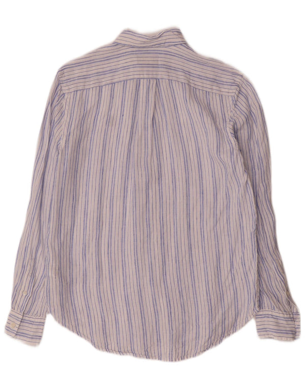 Polo Ralph Lauren Herren-Hemd mit entspannter Passform, XS, blau gestreift, Leinen