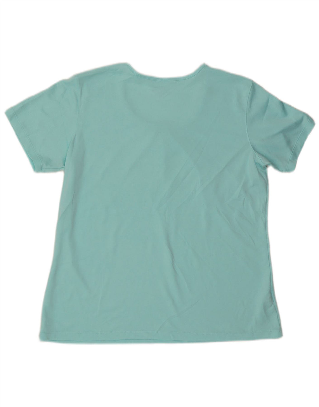 EDDIE BAUER Damen T-Shirt Top UK 18 XL Blau Polyester
