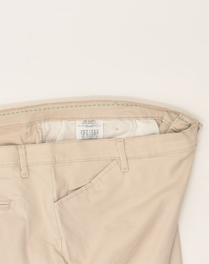 LEE Womens Relaxed Fit Casual Trousers US 16 2XL W38 L28  Beige Cotton | Vintage Lee | Thrift | Second-Hand Lee | Used Clothing | Messina Hembry 