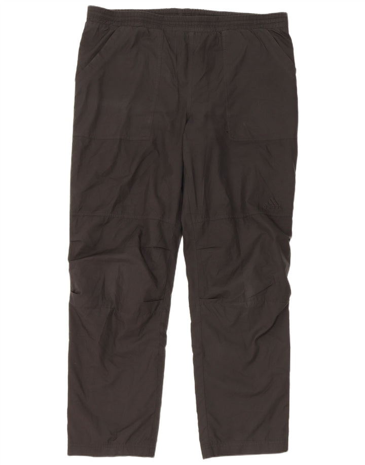 Adidas Herren-Trainingshose, groß, aus schwarzem Polyester
