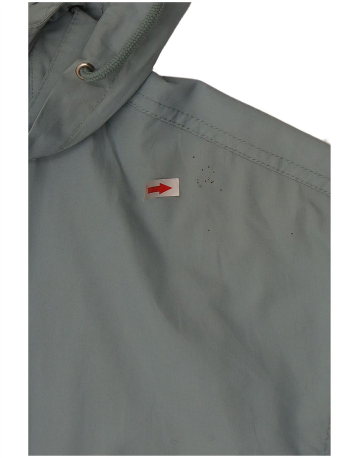 Vintage Damen Kapuzen-Utility-Jacke UK 18 XL Blau