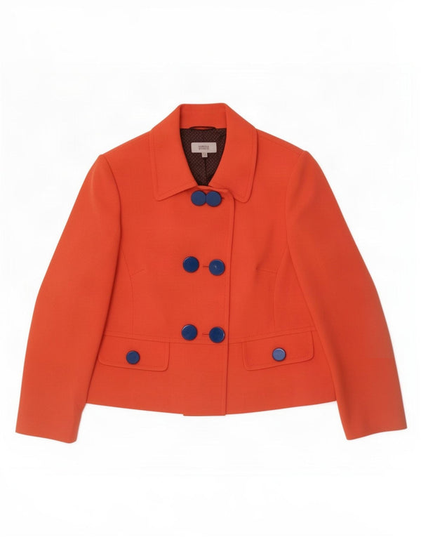 Marks & Spencer Zweireihiger Damen-Blazer, Gr. 20, 2XL, Orange