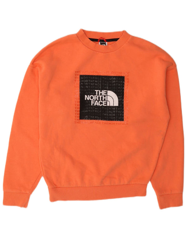 The North Face Damen Grafik-Sweatshirt-Pullover UK 10 Small Orange
