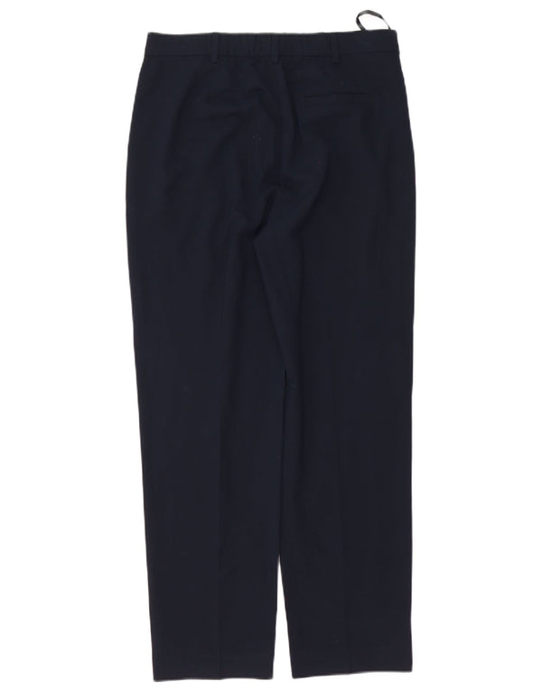 Marks & Spencer Damen Chinohose UK 10 Small W30 L28 Marineblau
