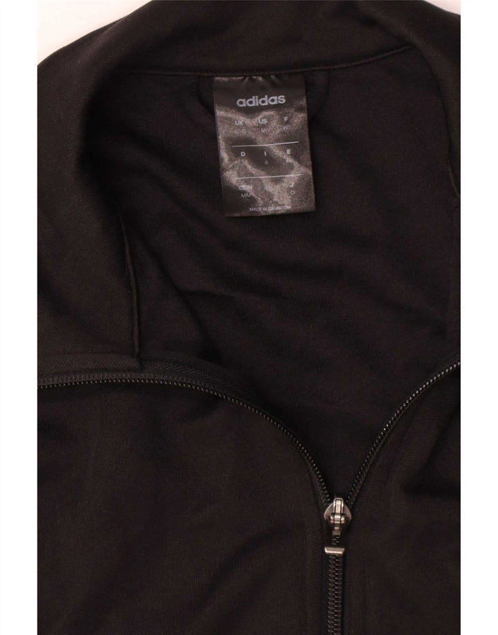 Adidas Herren Climalite Trainingsanzug Top Jacke UK 40/42 Medium Schwarz Polyester