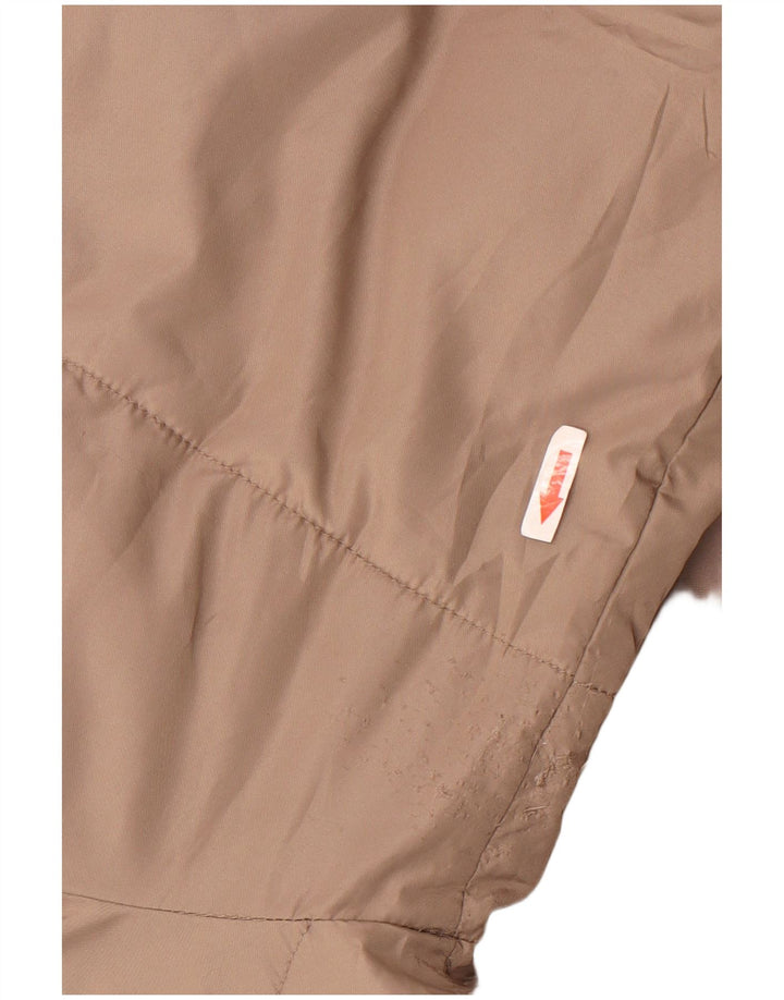 Zara Damen-Kapuzen-Übergröße, gepolsterter Mantel, UK 18, XL, braun, Polyester