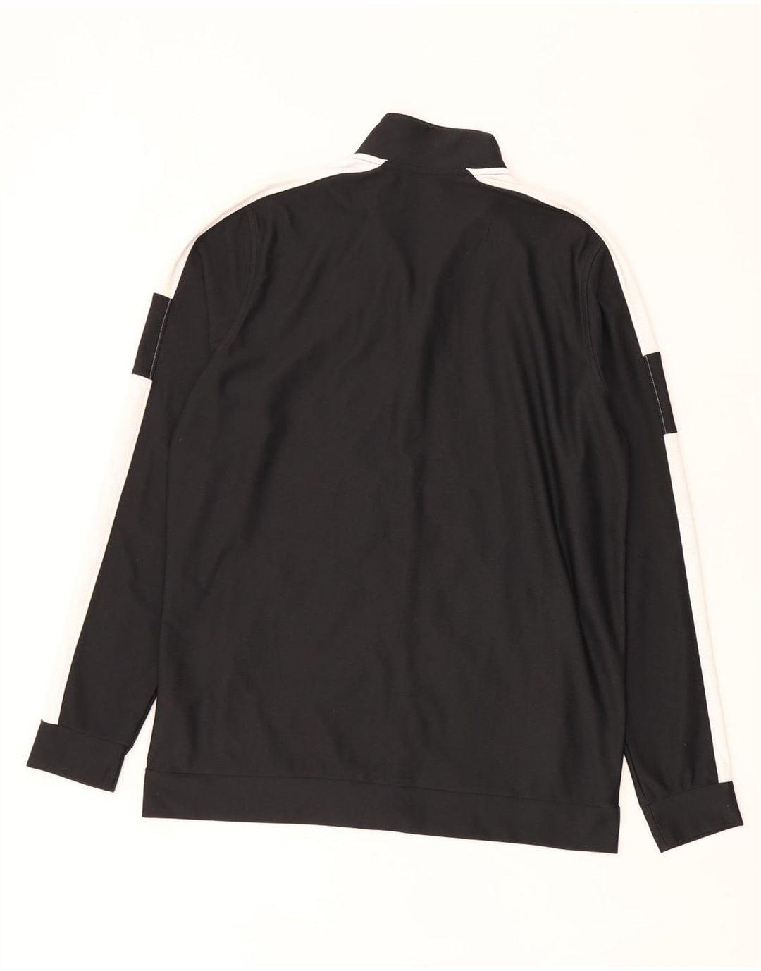 Under Armour Herren-Trainingsanzug-Top-Jacke aus mittelschwarzem Colourblock-Polyester