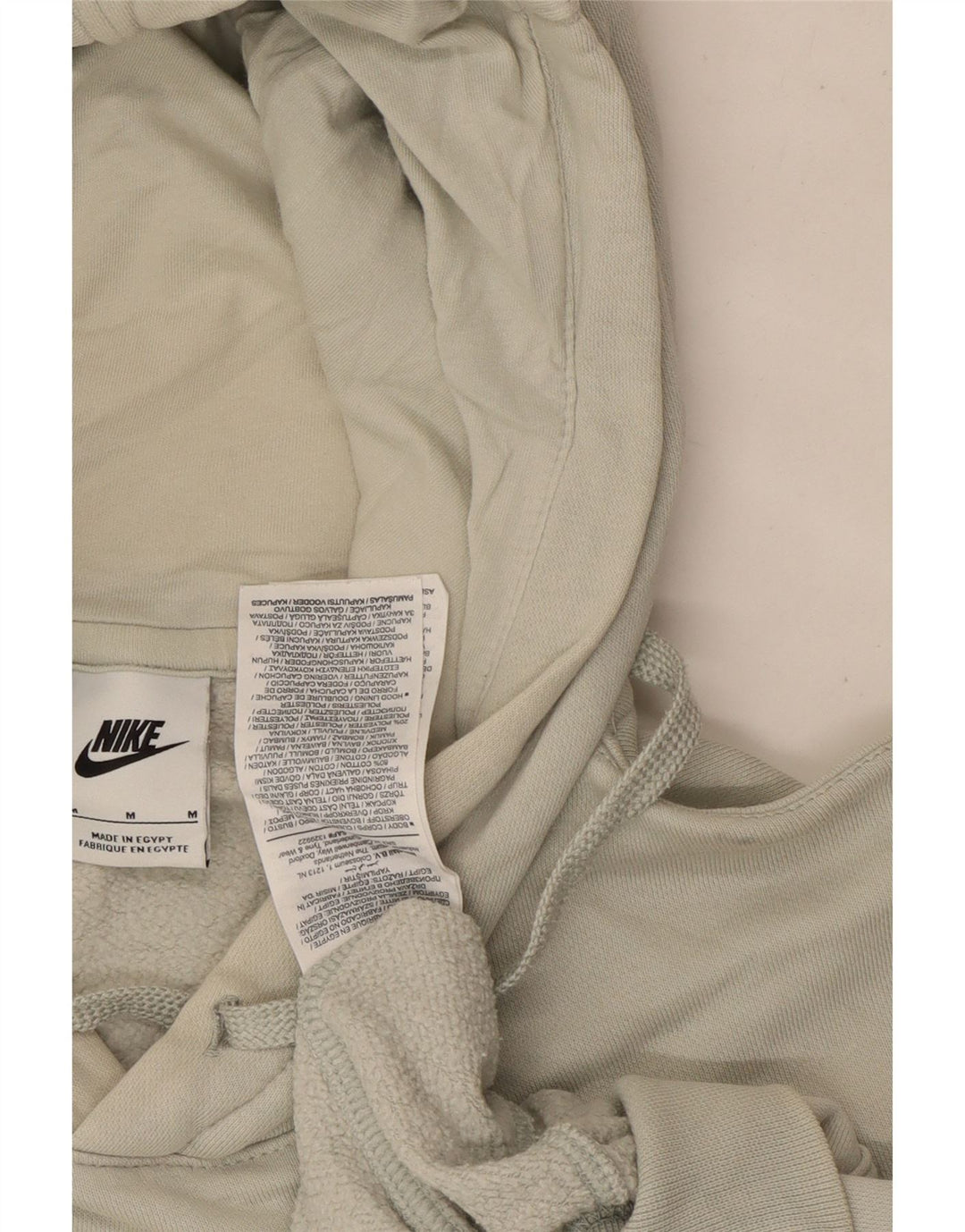 Nike Herren Kapuzenpullover aus mittelgrüner Baumwolle