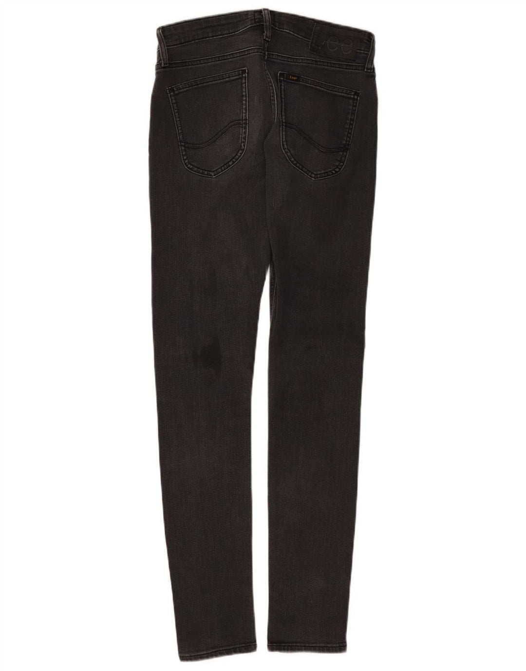 Lee Damen Malone Skinny Jeans W29 L32 Schwarze Baumwolle