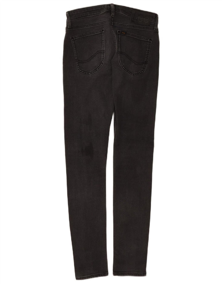 Lee Damen Malone Skinny Jeans W29 L32 Schwarze Baumwolle