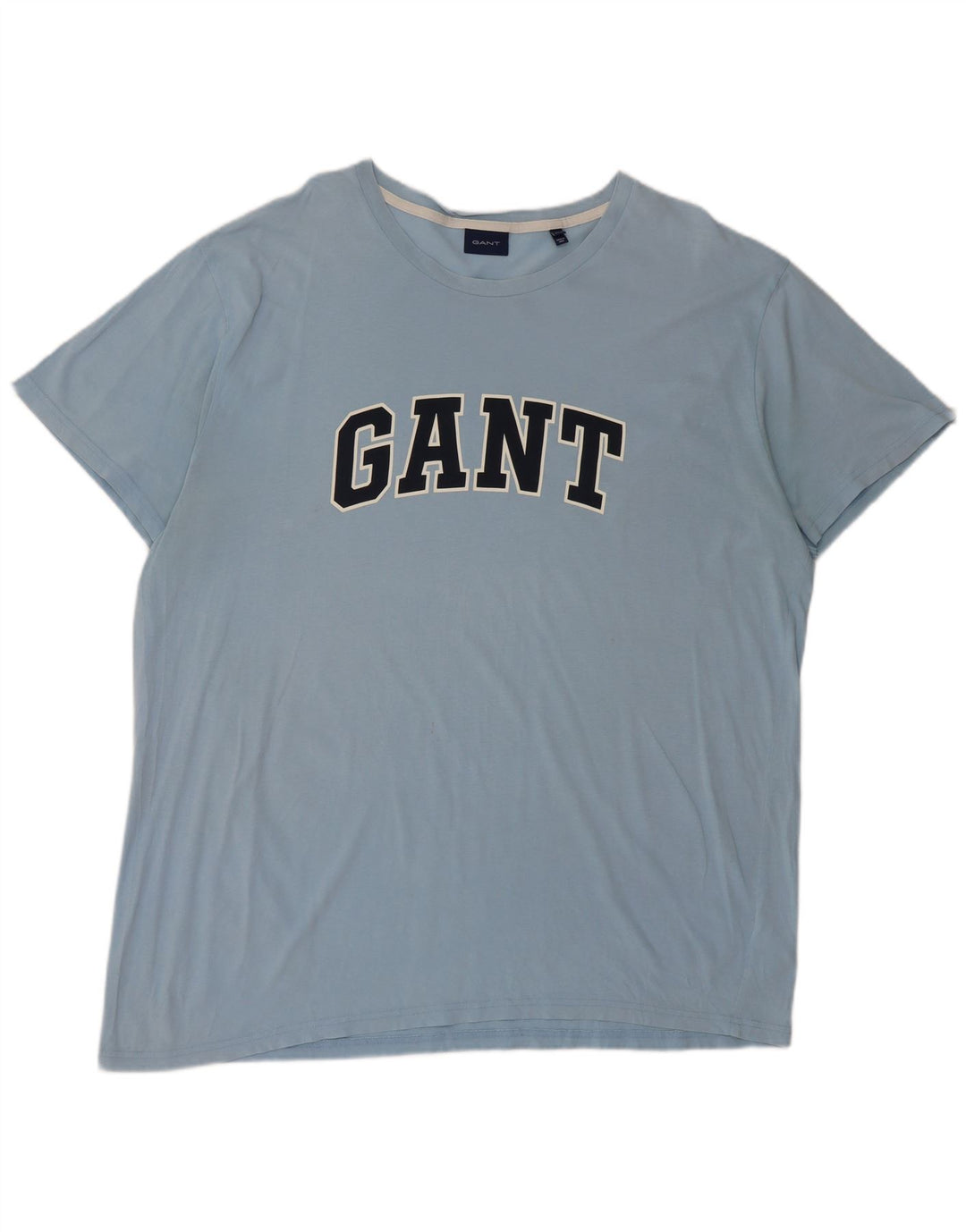 Gant Herren Grafik T-Shirt Top 3XL Blau Baumwolle